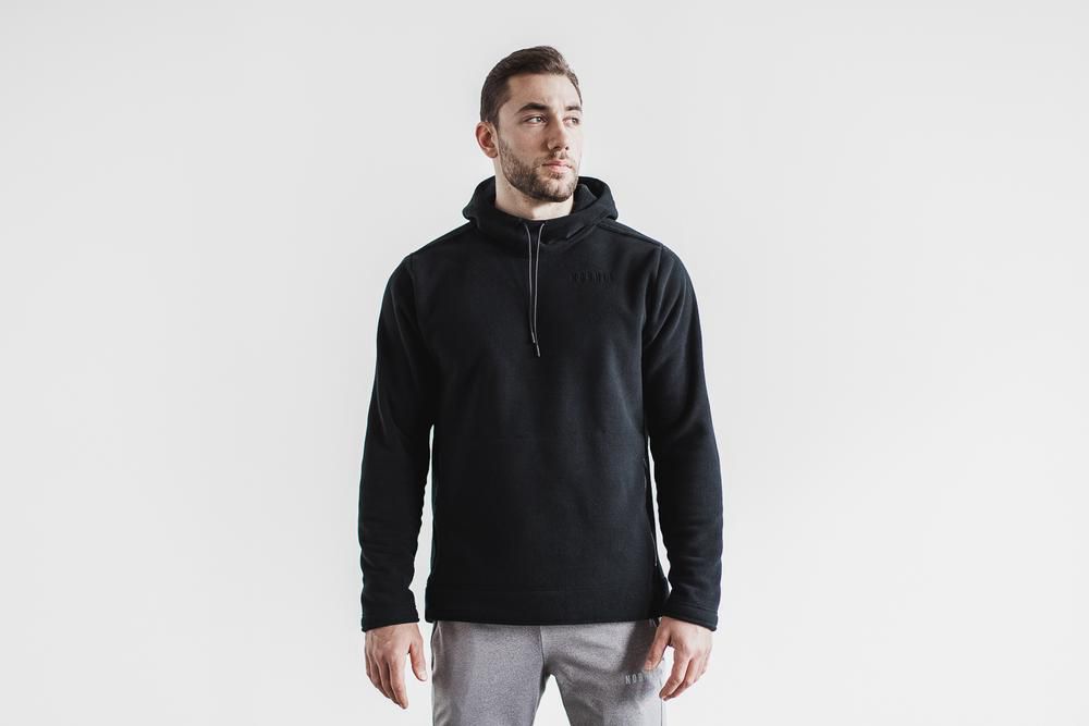 Sweat À Capuche NOBULL Homme Noir - NOBULL Arctic Pullover,France (7203-NJQVR)